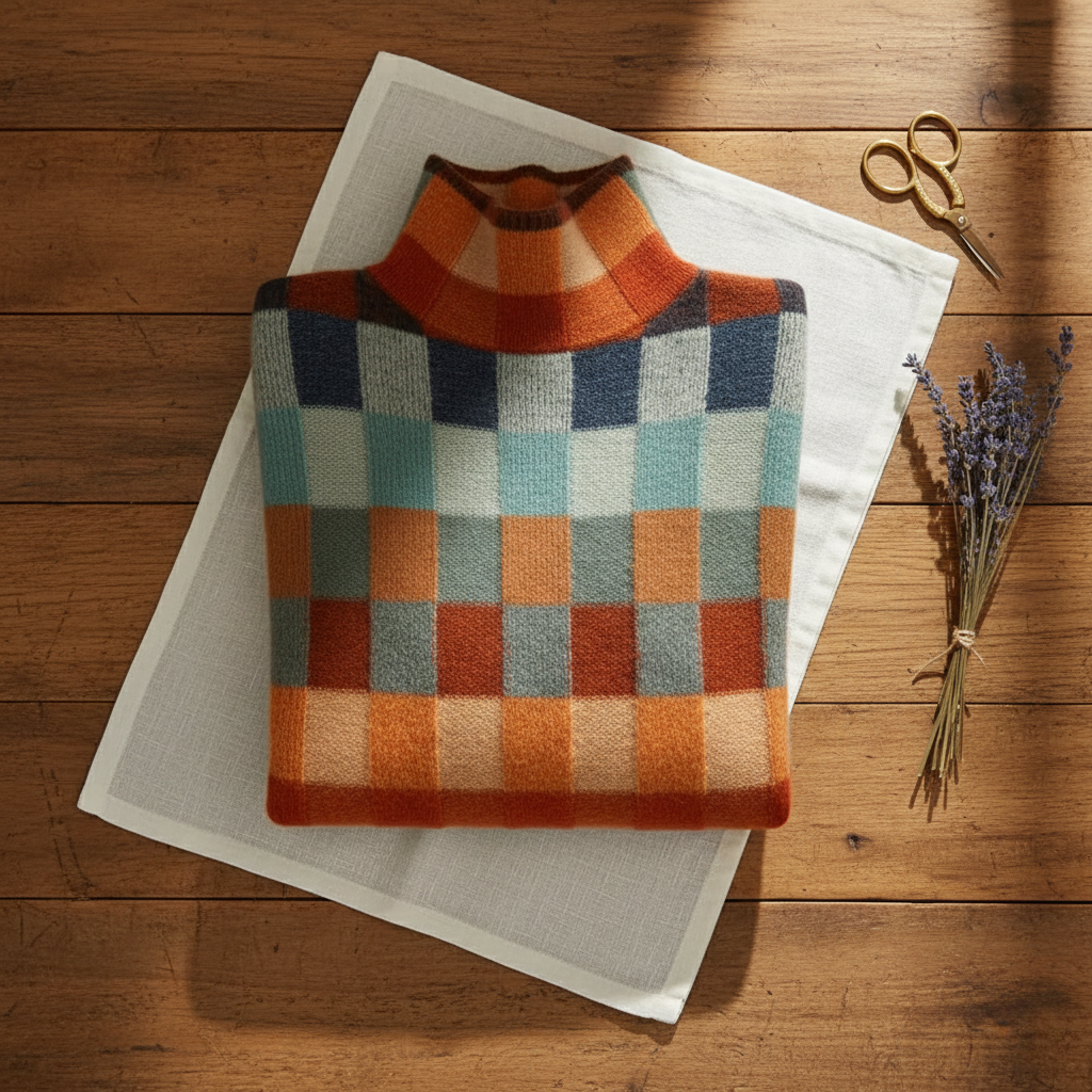 Roselise | Autumn Check Jumper