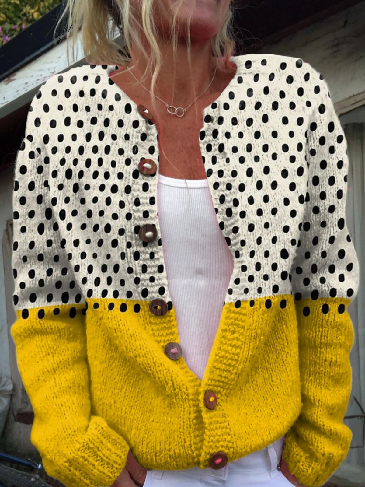 Junella - vintage elegant knit cardigan