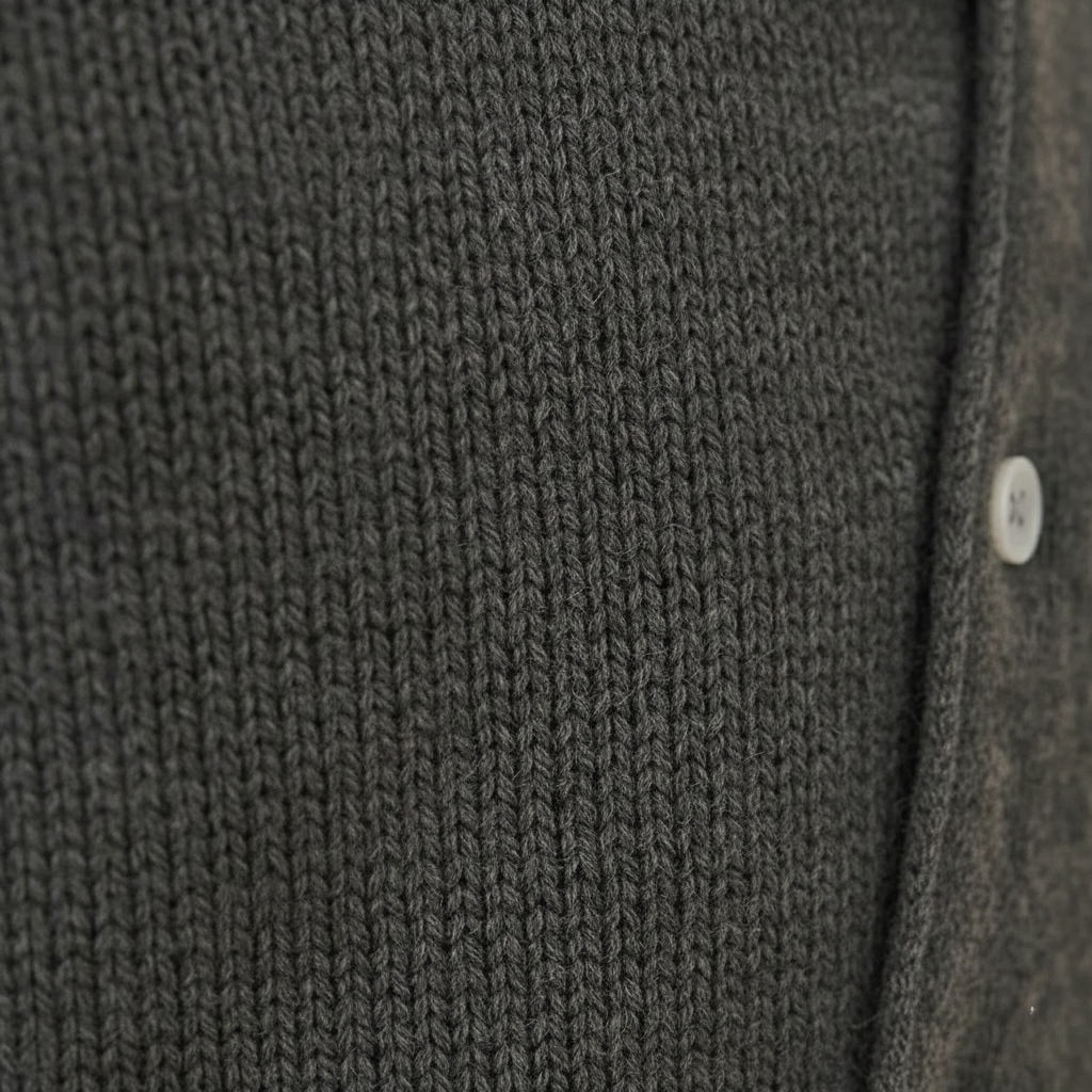 Edith – Cardigan with Diagonal Button Closure