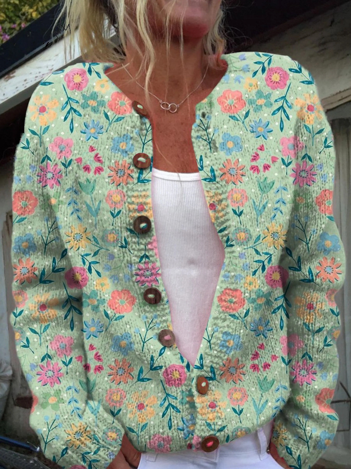 Foxfield - vintage floral cardigan