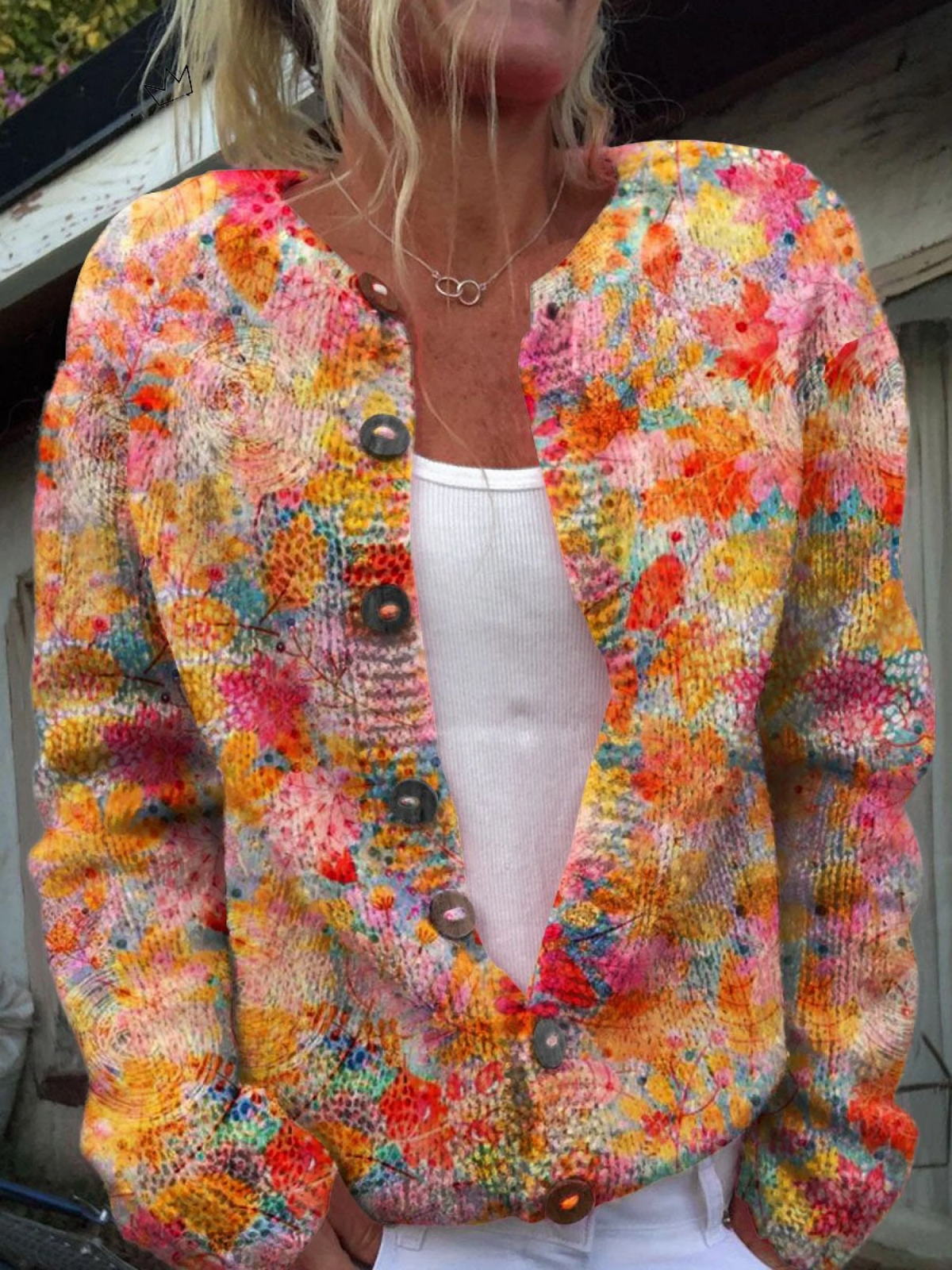 Helena - vintage elegant knit cardigan