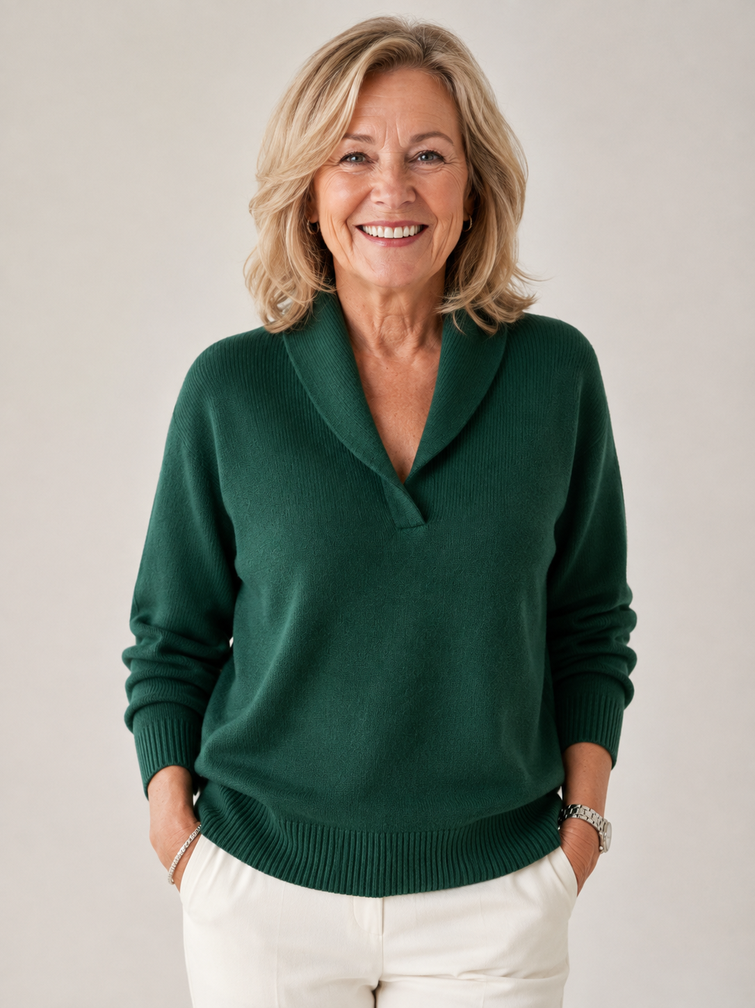 Dorothy V-Neck Knit Jumper