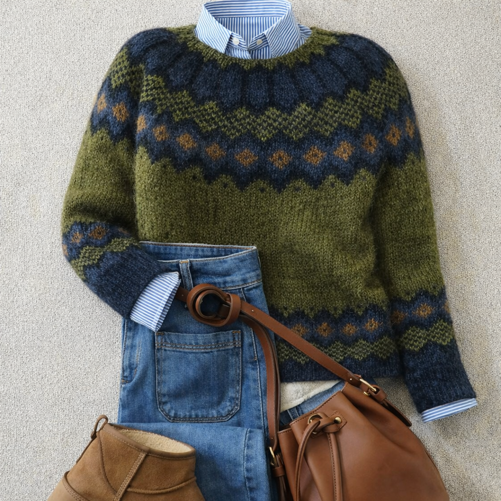 Elsie | Heritage Nordic Knit Jumper