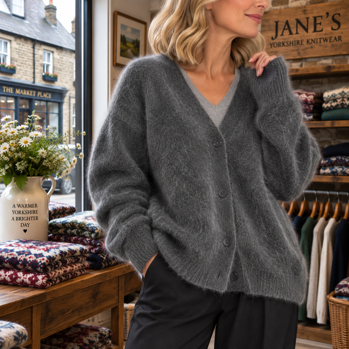 Lucerinna - Comfortable Cardigan