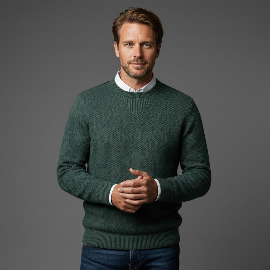 Albert Textured Knit Jumper
