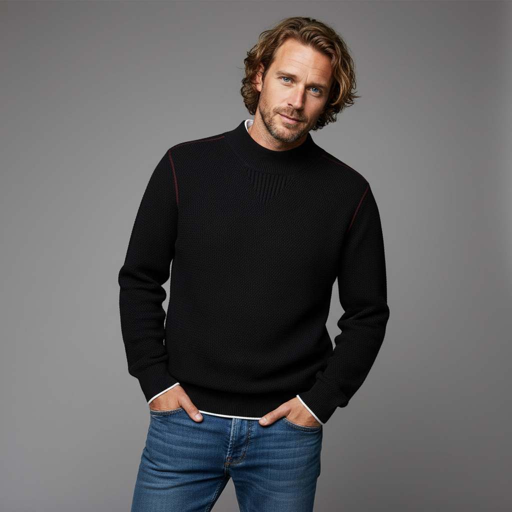 Albert Textured Knit Jumper