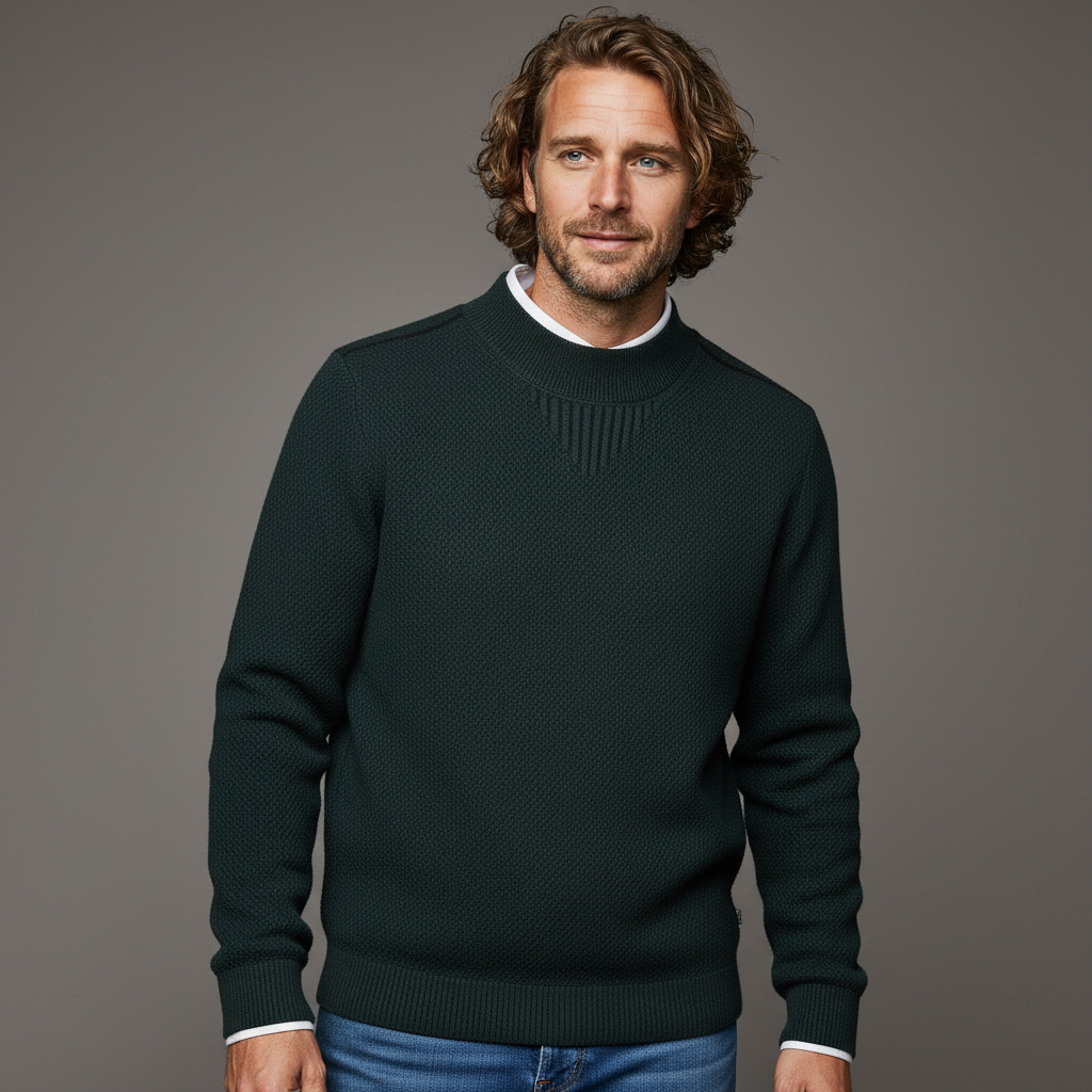 Albert Textured Knit Jumper