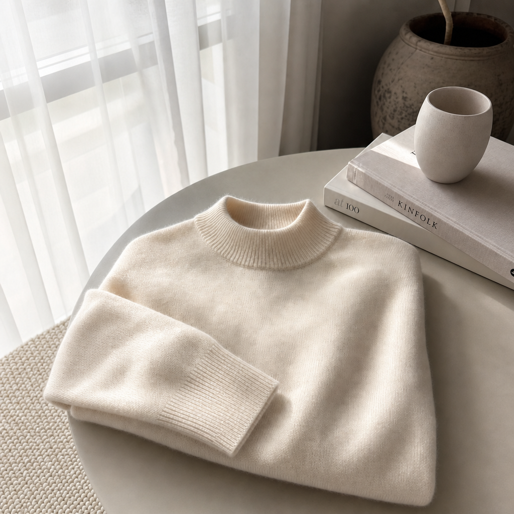 Clara | Mock-Neck Jumper
