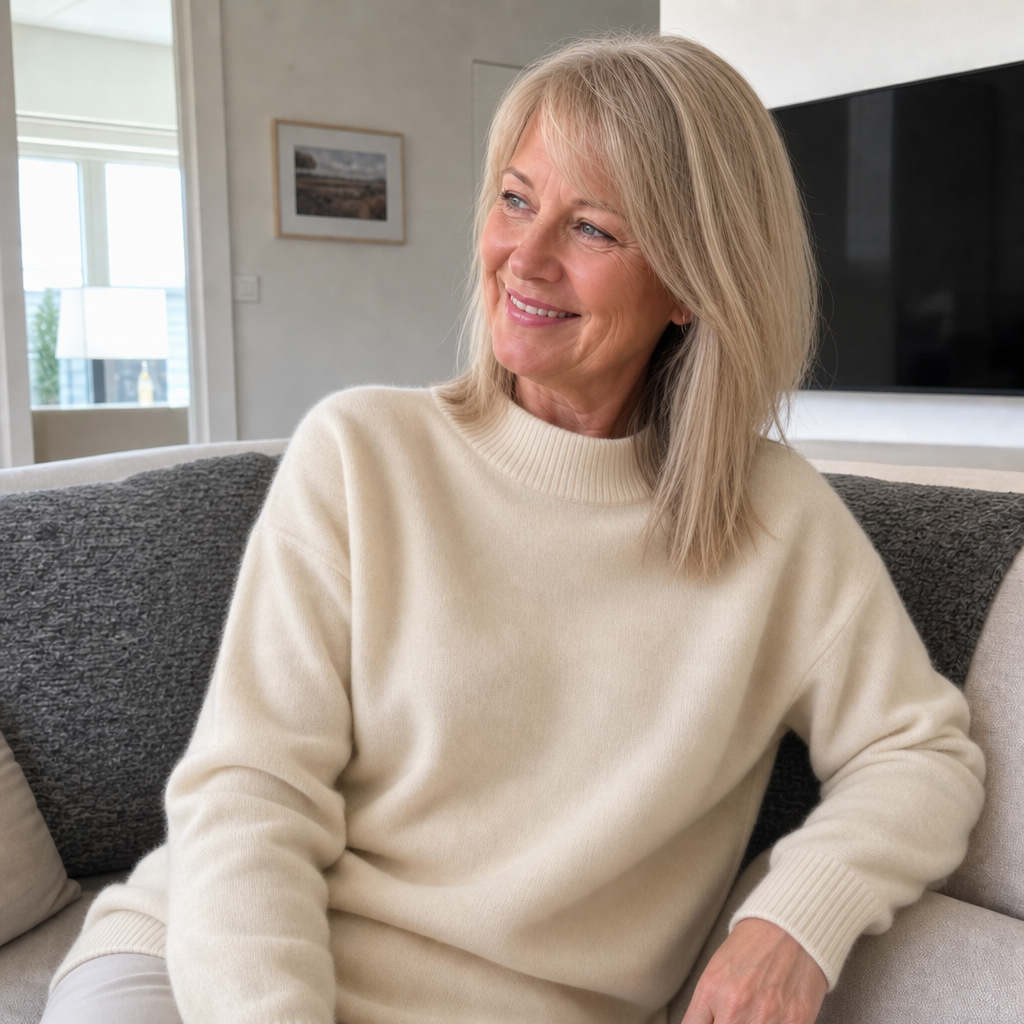 Clara | Mock-Neck Jumper