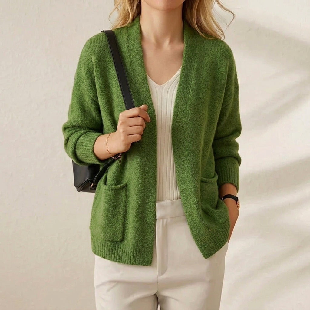 Primrose – Laid-Back Pocket Open Cardigan