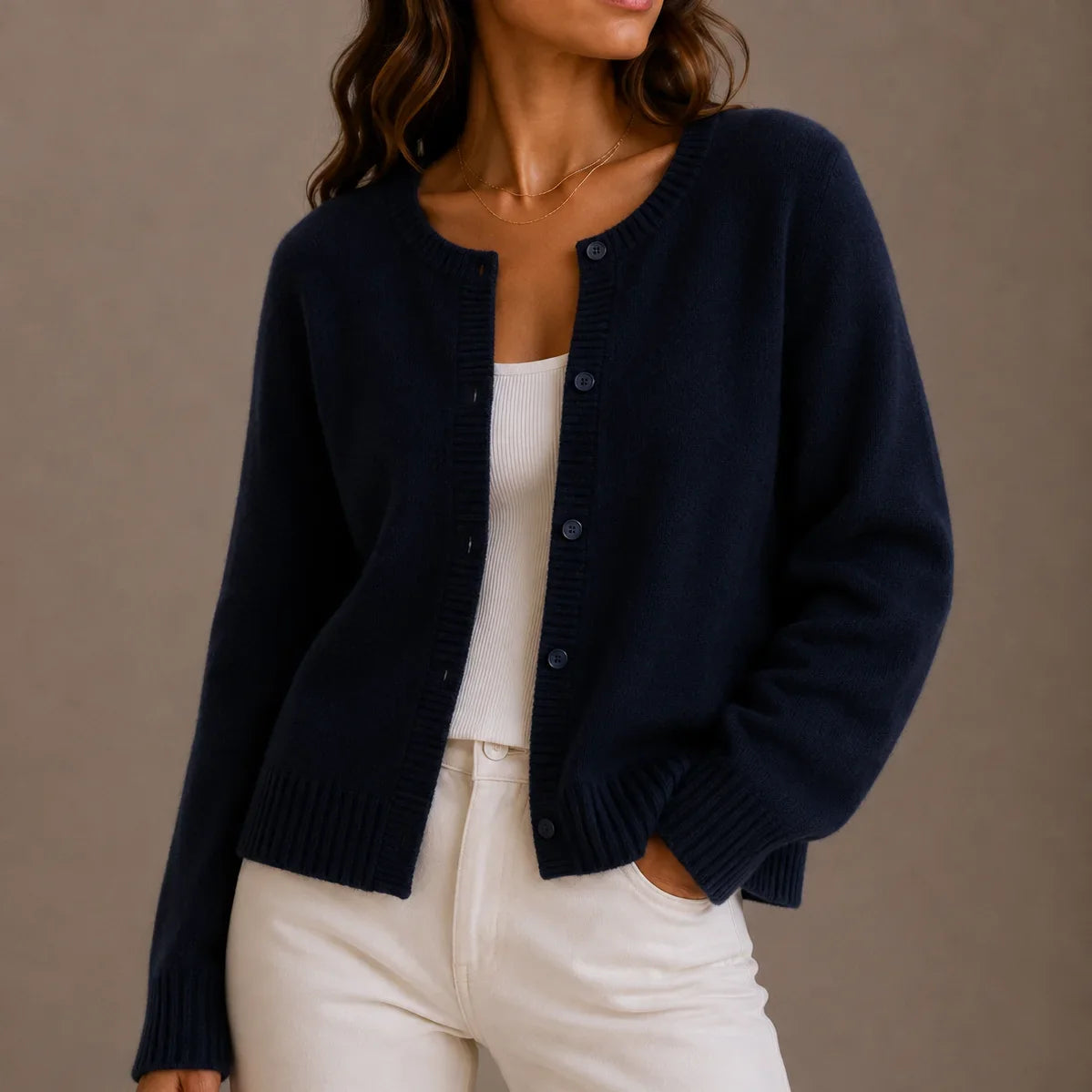 Winifred Classic Button Cardigan