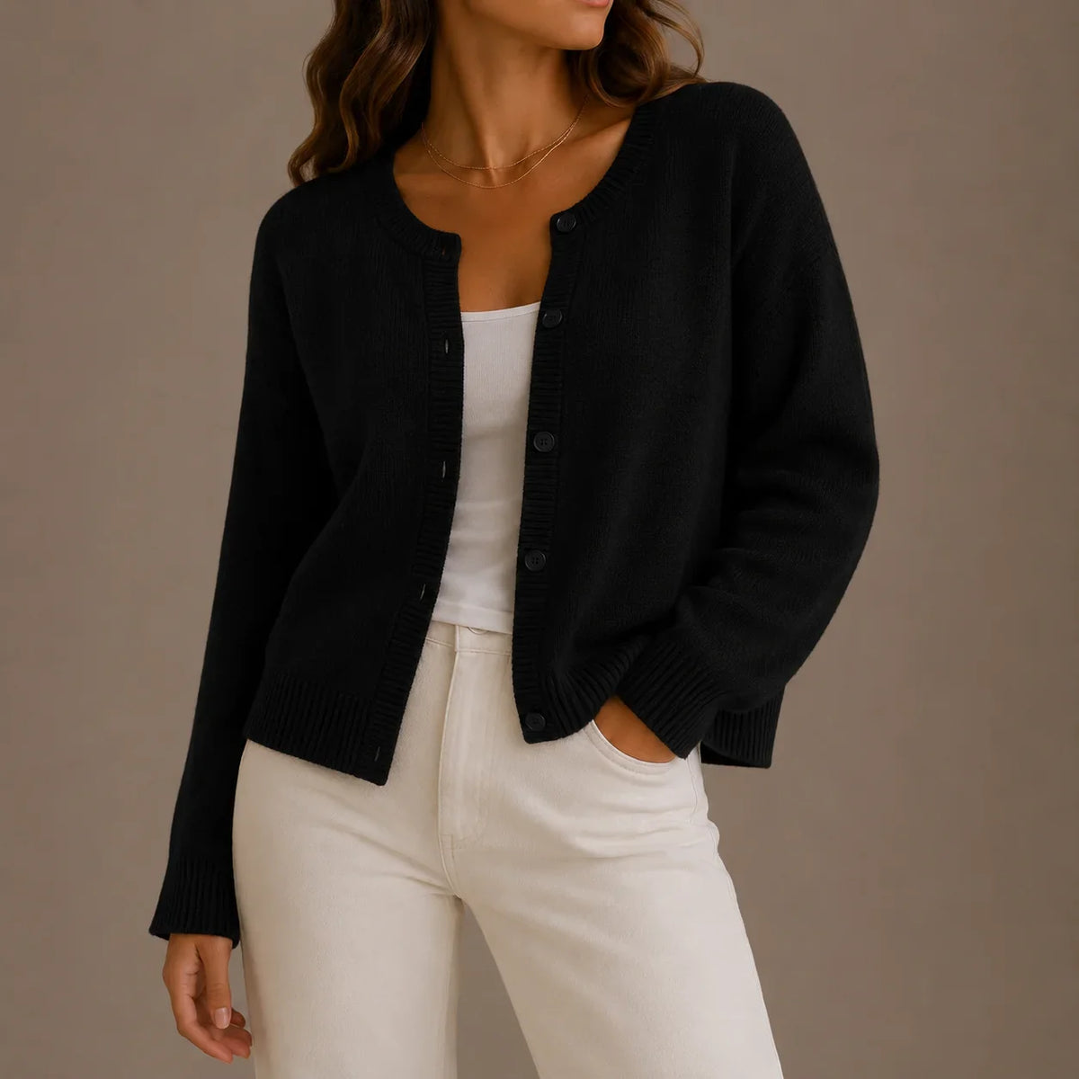 Winifred Classic Button Cardigan