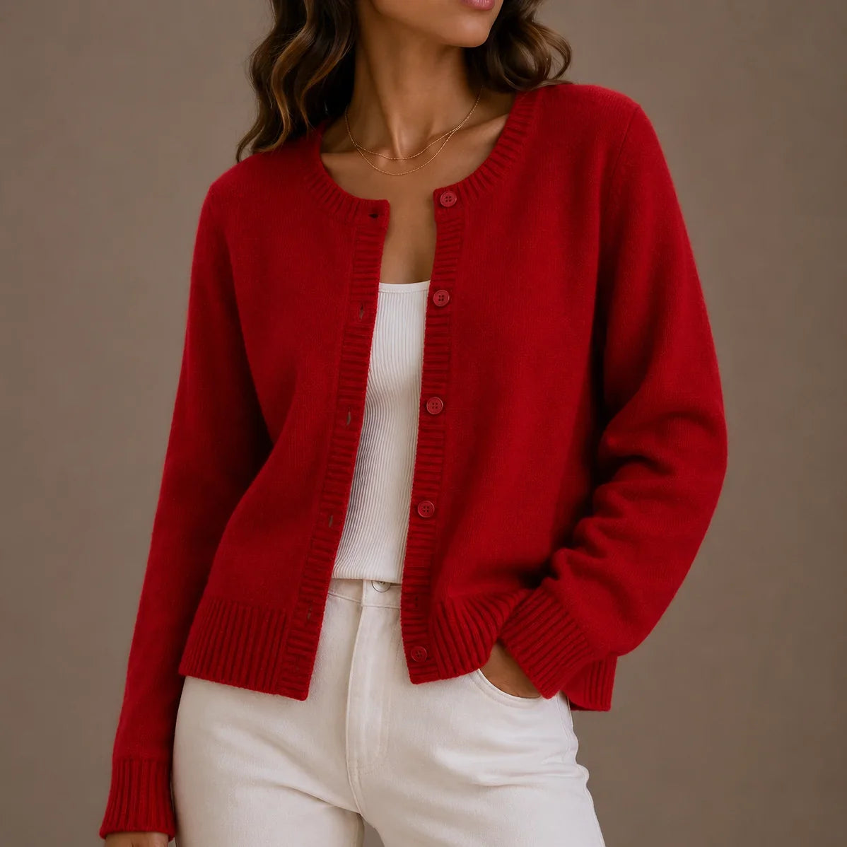 Winifred Classic Button Cardigan