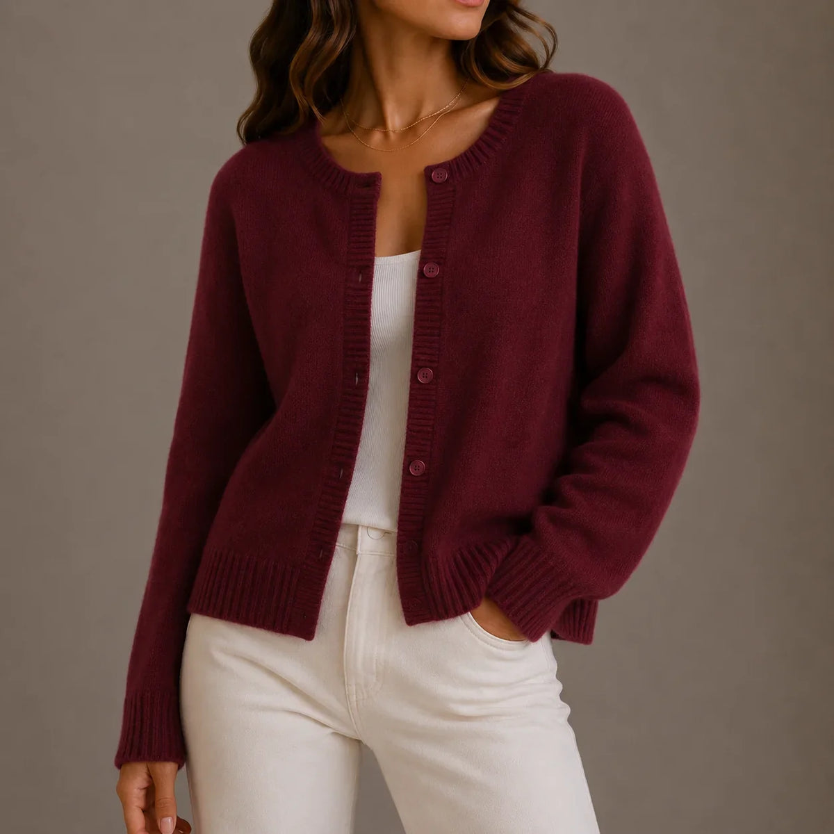Winifred Classic Button Cardigan